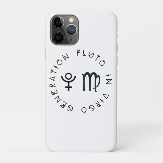 Coques Case-Mate iPhone Génération Pluton en Vierge Astrologie Zodiaque (Dos)