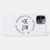 Coques Case-Mate iPhone Génération Uranus dans Scorpio Astrologie Zodiac (Dos (Horizontal))