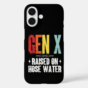 Coques iPhone 16 Génération X élevée à l'eau de tuyau, Génération X