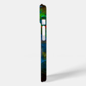 Coques Case-Mate iPhone Genèse Bleu Art Abstrait (Verso / Gauche)