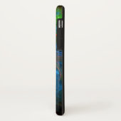 Coques Case-Mate iPhone Genèse Bleu Art Abstrait (Dos/Gauche)