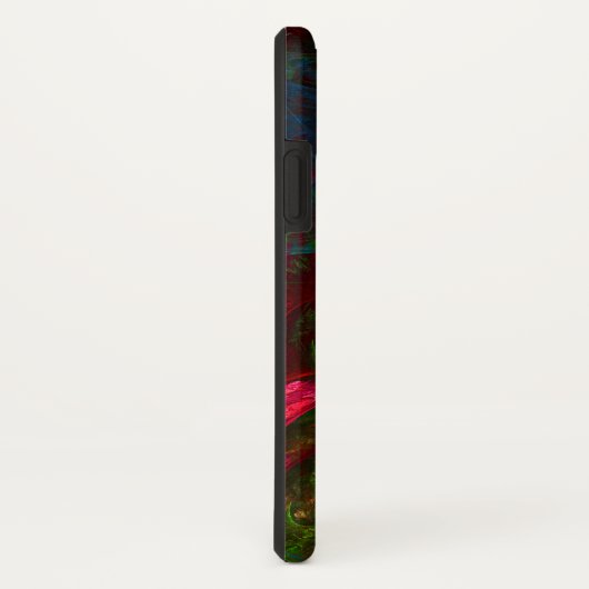 Coques Case-Mate iPhone Genèse Bleu Art Abstrait (Dos/Droite)