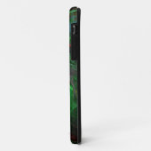 Coques Case-Mate iPhone Genesis Green Art Abstrait (Dos/Gauche)