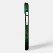 Coques Case-Mate iPhone Genesis Green Art Abstrait (Verso / Gauche)