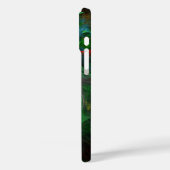 Coques Case-Mate iPhone Genesis Green Art Abstrait (Verso / Gauche)