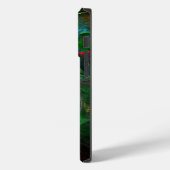 Coques Case-Mate iPhone Genesis Green Art Abstrait (Verso / Gauche)