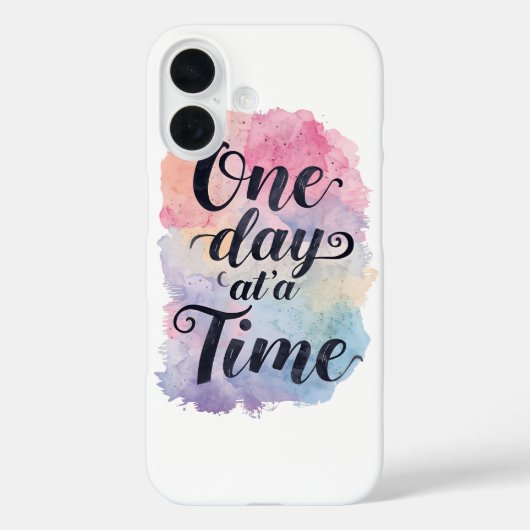 Coques Case-Mate iPhone Gentle Watercolor Motivational Message (Verso)