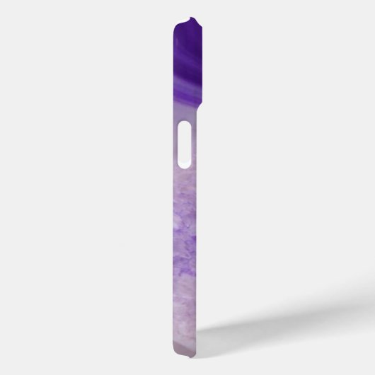 Coques Case-Mate iPhone Géode Agate Violet Personnalisé (Verso / Droite)