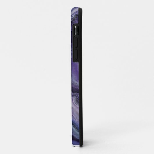 Coques Case-Mate iPhone Géode Améthyste - Fluide Pour (Dos/Gauche)