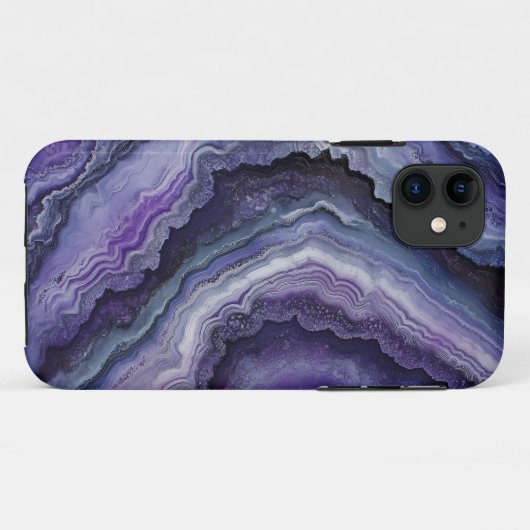 Coques Case-Mate iPhone Géode Améthyste - Fluide Pour (Dos (Horizontal))