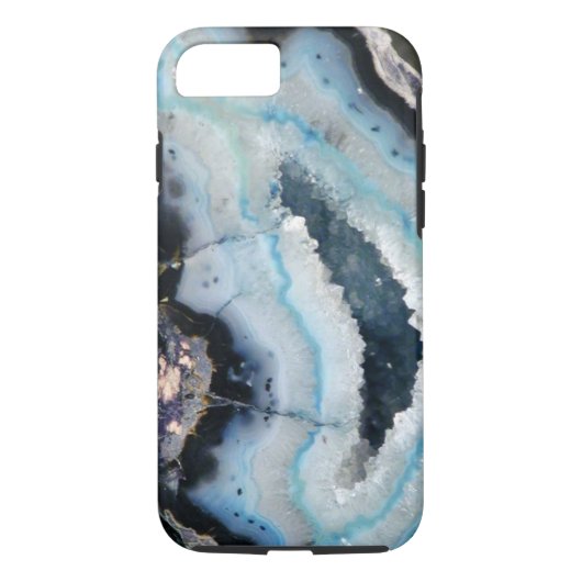 Coques Case-Mate iPhone geode bleu (Dos)