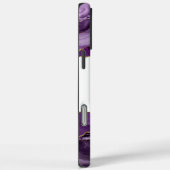 Coques Case-Mate iPhone Géode de pierre Agate violet iPhone (Verso / Droite)