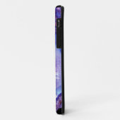 Coques Case-Mate iPhone Geode pourpre et bleu (Dos/Gauche)