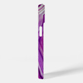 Coques Case-Mate iPhone Géode Violet Tourbillonnant Tombé (Verso / Droite)