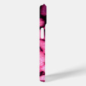 Coques Case-Mate iPhone Géodes d'âge à quartz rose motif abstrait (Verso / Droite)