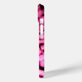 Coques Case-Mate iPhone Géodes d'âge à quartz rose motif abstrait (Verso / Gauche)