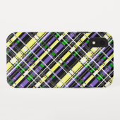 Coques Case-Mate iPhone Géométri abstrait sans à damiers (Dos (Horizontal))