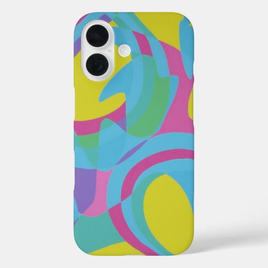 Coques Case-Mate iPhone Geometric Blue and Green Phone Case (Verso)