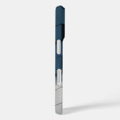 Coques Case-Mate iPhone Geometric Blue & White Chevron Hexagon Phone Case (Verso / Droite)