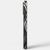 Coques Case-Mate iPhone Geometric Crystal Black and White iPhone Case (Verso / Gauche)