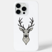 Coques Case-Mate iPhone Geometric Deer Design iPhone Case (Verso)