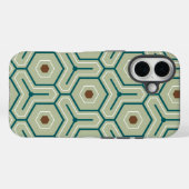 Coques Case-Mate iPhone Geometric pattern with interlocking hexagons (Verso (horizontal))