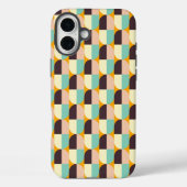 Coques Case-Mate iPhone Geometric pattern with overlapping half-circles (Verso)