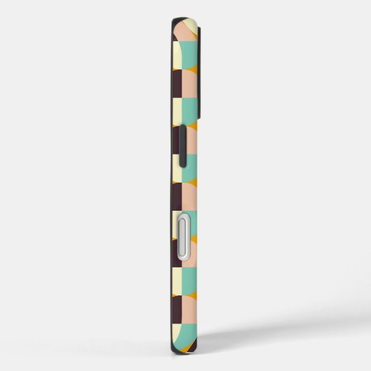 Coques Case-Mate iPhone Geometric pattern with overlapping half-circles (Verso / Droite)