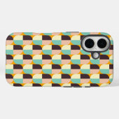 Coques Case-Mate iPhone Geometric pattern with overlapping half-circles (Verso (horizontal))