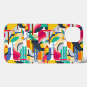 Coques Case-Mate iPhone Géometric Tropical Birds (Verso (horizontal))