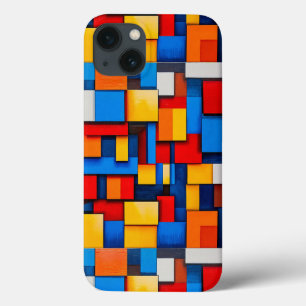 Case-Mate iPhone Case Géométrie Abstraite Minimale Blocs Modernes Coloré