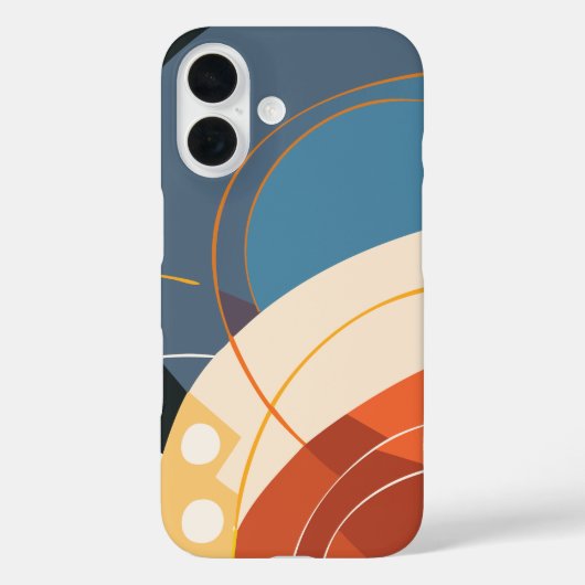Coques Case-Mate iPhone Géométrie Abstraite moderne (Verso)