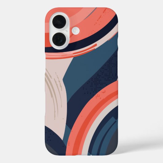 Coques Case-Mate iPhone Géométrie Abstraite moderne (Verso)