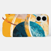 Coques Case-Mate iPhone Géométrie Abstraite moderne (Verso (horizontal))