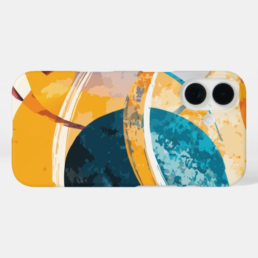 Coques Case-Mate iPhone Géométrie Abstraite moderne (Verso (horizontal))