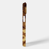 Coques Case-Mate iPhone Géométrie en bois (Verso / Droite)
