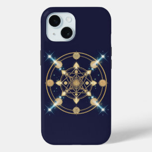 Coque Pour iPhone 15 Géométrie étoilée – Le Code de l'Infini