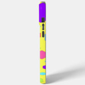 Coques Case-Mate iPhone Géométrie jaune (Verso / Gauche)