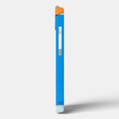Coques Case-Mate iPhone Géométrie Moderne Symbole Bleu Orange Style Abstra (Verso / Gauche)