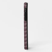 Coques Case-Mate iPhone Géométrie patchwork ethnique marron bordeaux (Dos/Gauche)