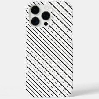 Coques iPhone 16 Pro Max Géométrie simple de ligne noire