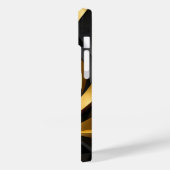 Coques Case-Mate iPhone Géométrie spirale dorée (Verso / Gauche)