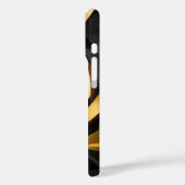 Coques Case-Mate iPhone Géométrie spirale dorée (Verso / Gauche)