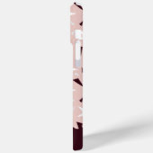 Coques Case-Mate iPhone Géométrie subtile : Étoiles et Triangles – Rose (Verso / Gauche)