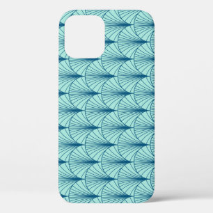 Case-Mate iPhone Case Géométrie Vert Mer : Motif ventilateur.