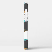 Coques Case-Mate iPhone Géométrie vintage : illustration Abstraite. (Verso / Gauche)