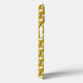 Coques Case-Mate iPhone Géométrique 3d Cube abstrait Design Jaune (Verso / Droite)
