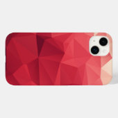 Coques Case-Mate iPhone Géométrique Abstraite rouge (Verso (horizontal))