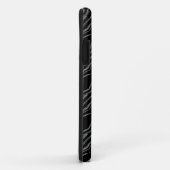 Coques Case-Mate iPhone Géométrique argenté noir nommé fait sur commande (Dos/Droite)