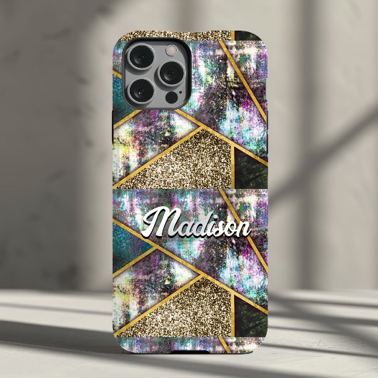 Coques Case-Mate iPhone Géométrique girly iridescent élégant